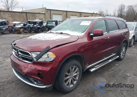 2017 Dodge Durango Sxt Awd z USA, uszkodzony, nr VIN 1C4RDJAG8HC757932